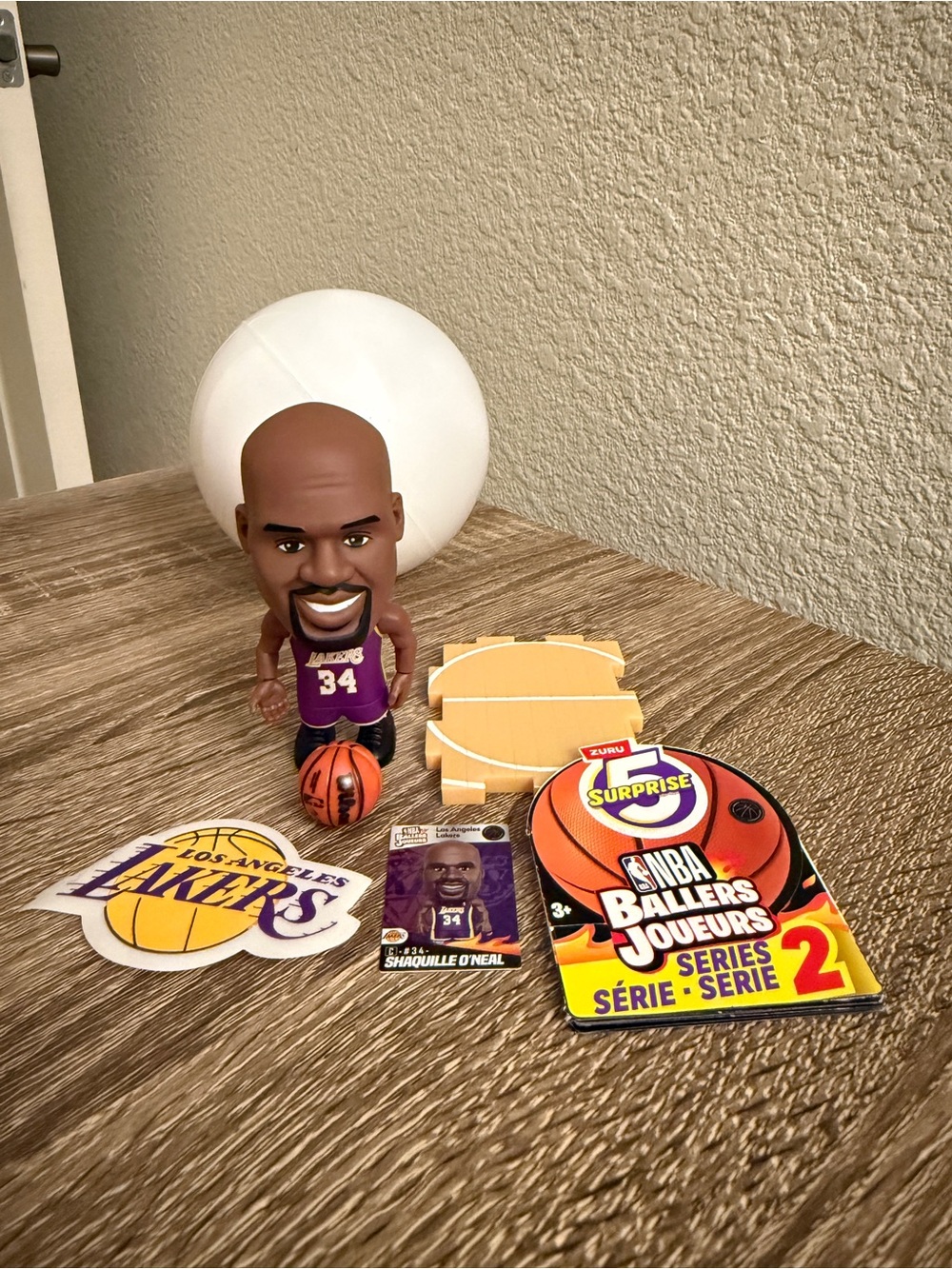 Like-New! NBA Ballers Series 2 Shaquille O’Neal Purple Jersey LA Lakers